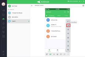 Parent using AirDroid parental control app to monitor child's digital activity safely.

